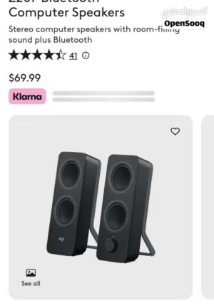 سبيكرات logitec اصلي احترافي للكمبيوتر