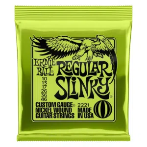 اوتار جيتار الكترك – Ernie Ball 2221 Regular Slinky Nickel Wound Set (10-46)