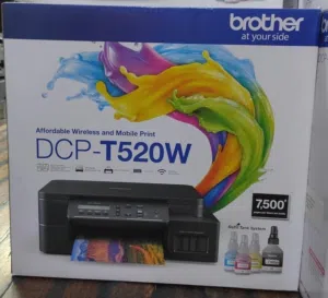 طابعة برذر ...DCP-T520.... احسن انواع الطابعات العملية جديدة غير مستعملة وغير مفتوحة من الباكيت.