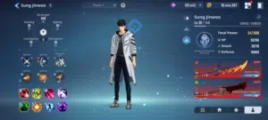 حساب لعبة solo leveling arise موبايل