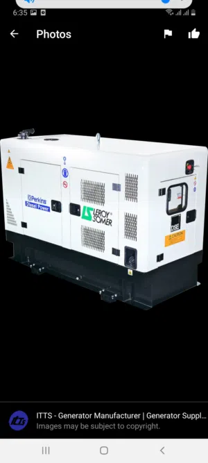 sales of gensets