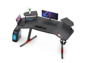 طاولة ألعاب على شكل حرف M gaming m shape table