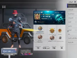 حساب ببجي للبيع بسعر 350