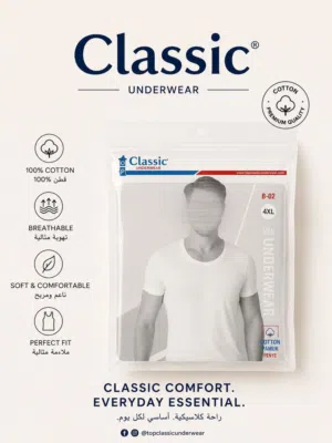 محلات ايمن ملابس داخلية Top Classic... راحة بكل خطوة متوفر جميع المقسات متوفر جميع الخدمات المصرفي