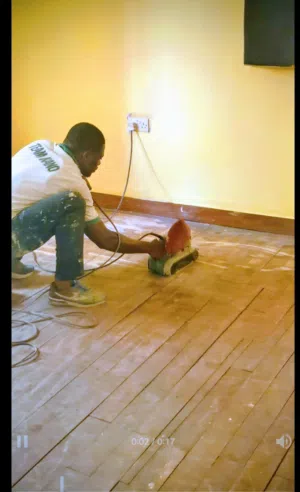 Professional painting:completed vital step including color mixing, taping, priming and finishing.