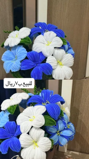 ورد صناعي صناعه يدويه