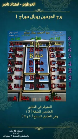 200 m2 4 Bedrooms Apartments for Sale in Khartoum Al-Emtidad