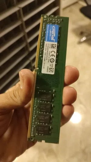 رام 16 جيحا ddr4 cruial 3200 بحالة الوكاله