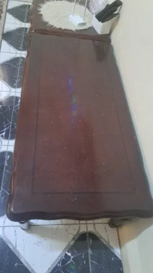 طاولة وسط الكبيرة 120×60 الجانبيات 55×55