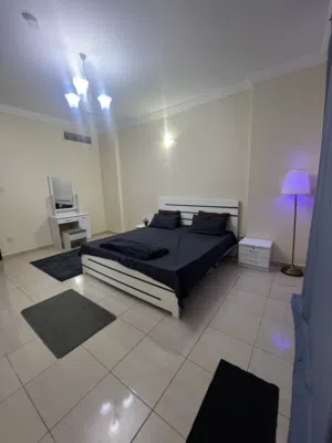 Available big room with balcony for ladies only 1700 Aed all included