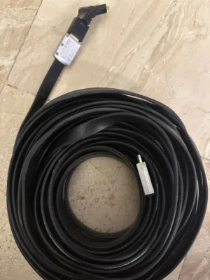 سلك HDMI طويل 15 متر ماركة HAING عريض (Flat) بحالة ممتازة