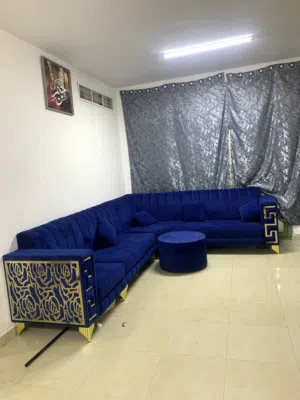 Sofa in blue for hall