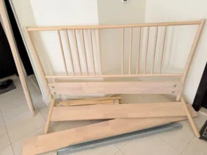 Ikea bed never used with very comfy mattress