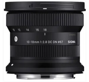 Sigma F/2.8 AF 10-18mm Lens (LIKE NEW)