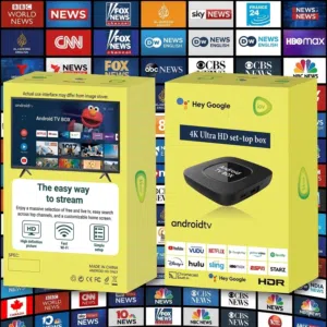 Android BOX RECIEVER/Watch TV channels without Dish/Smart TV BOX