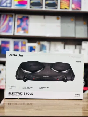 موقد نار كهربائي مزدوج من Green Lion – القوة والعملية في جهاز واحد ضمان سنة