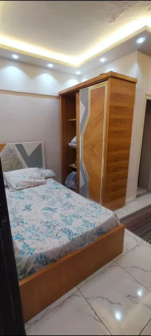 استديو مفروش للايجار 6 اكتوبر الحي الثاني خطوات للموقف والحصري والجامعه