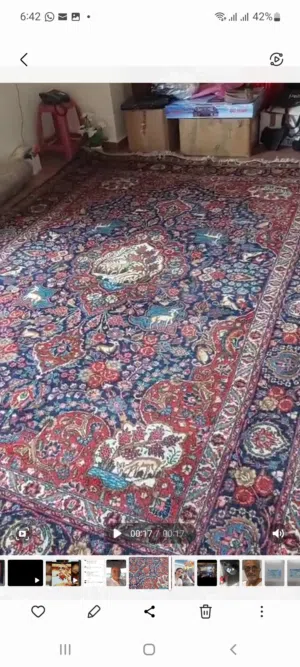 سجاده عجميه للبيع قياسها اربع بلربع تصلح لغرفه صالون شغل يدوي