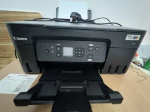 Canon PIXMA G3470 is a compact 3-in-1 MegaTank printer that prints, copies, and scans.