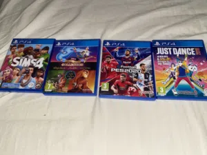 4 in 1 Family Bundle  The Sims 4 + Disney Classics+ PES 2020+Just Dance 2018 used only once to test