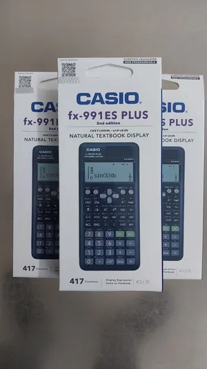 أله حاسبة كاسيو  Casio fx 991ES plus 2nd edition ..المطلوبة للكثير من الصفوف الدراسية 417 وظيفة