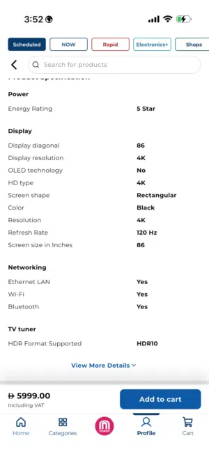 LG QNED QNED86 86 inch 4K Smart TV AI Magic remote HDR10 webOS24 2024