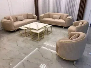 Tafseel sofa set 3+3+1+1 with table