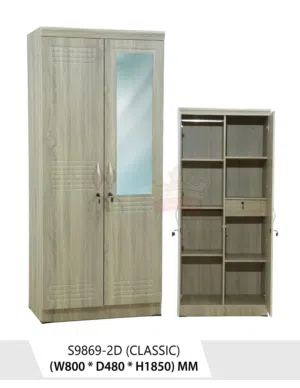 كبت دولاب ملابس كبنت خزانة اثاث غرف نوم منزلي Wardrobe, closet, bedroom furniture, home cabinet 2باب