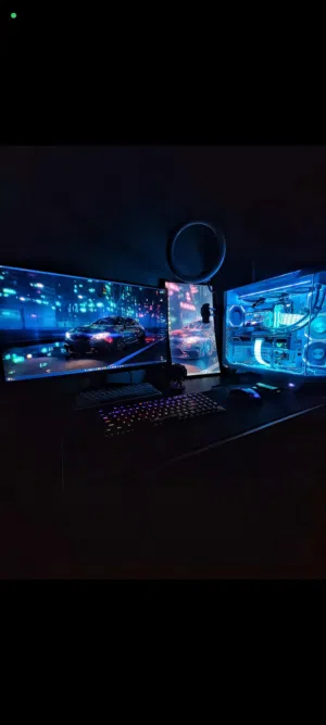 Pc للالعاب والبثوث كيمنك للبيع وحش تجميعة احترافية (White Edition) - استخدام شهر فقط!