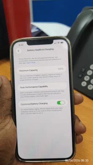IPHONE 12PRO MAX , BATTERY HEALTH 100..