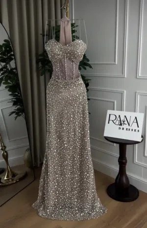 فستان سهرة ملكي – استخدام خفيف جداً