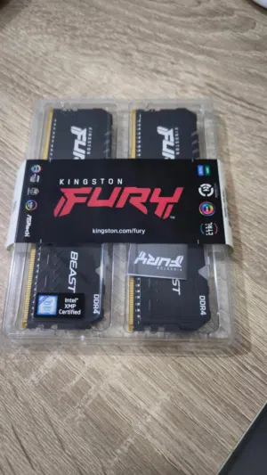 رامات 16gb hyperx fury 3200mhz black