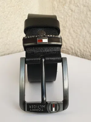 TOMMY HILFIGER  حزام جلد طبيعي