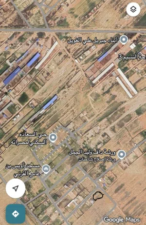 ارض سكنيه خلف مصنع النسيم