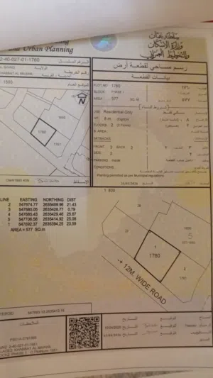 Residential Land for Sale in Al Batinah Suwaiq
