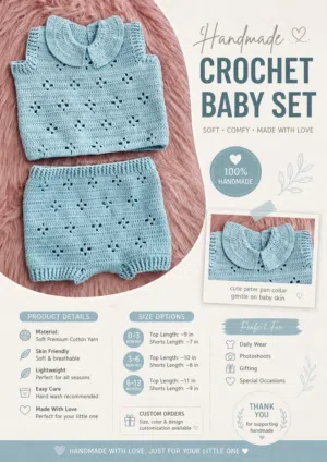 crochet baby dress