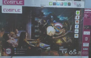 شاشه 65 بوصه كسر زيرو بحاله الجديد