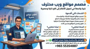 مصمم مواقع محترف بخبرة واسعة