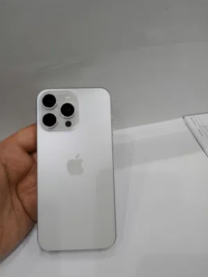 ايفون 15pro max جيجا 256 أبيض