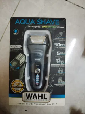 Brand New WAHL Aqua Shave IPX7 Waterproof Lithium-Ion Shaver.