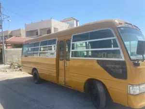 باص كوستر صيني 23راكب موديل 2007 ماتور 15B جير وتحويله كلاتش تويوتا