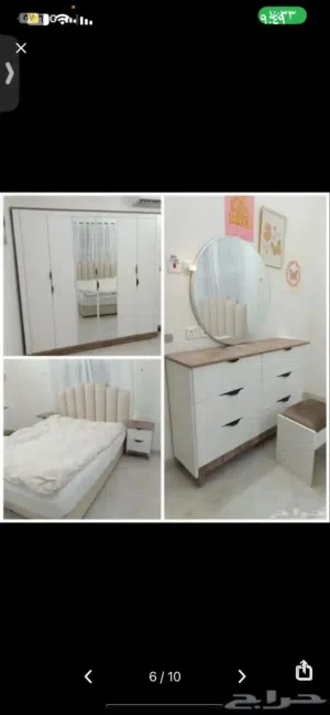غرف نوم جديده وحديثه نفرين وغرف اطفال جاهزه للتركيب