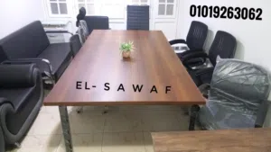 ترابيزة اجتماعات خشب mdf اسباني  ميتينج روم/ Meeting room/ Meeting table