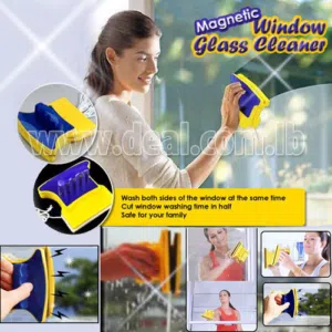 ممسحه زجاج المغناطيس ممسحة الزجاج النوافذ تنظيف من الداخل و الخارج الممسحه المغناطيسيه