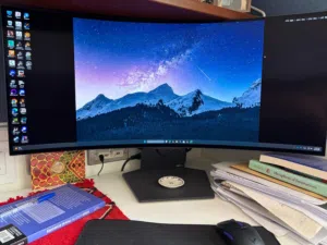 LG UltraGear 34GS95QE-B — 34" Curved OLED Gaming Monitor شاشة إل جي أوليد 34