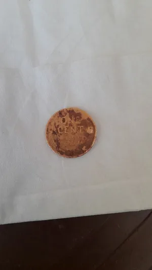 عملة نقدية  معدنيةنحاسية نادرة ONC CENT AMERIC