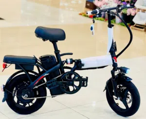 Rohan Wings Foldable Electric Bike – 14 Inch Big Tyres  Compact Foldable Design  Pedal Assist