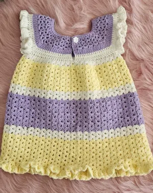 crochet baby dress