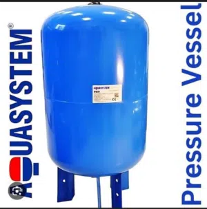 طابة ضغط اكوا سيستم إيطالية موديل vav100 زرقاء مع حشوة