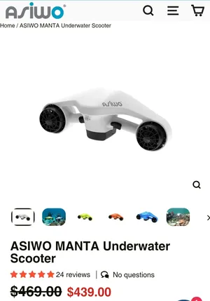 Underwater Scooter, Sea Scooter Dual Motors with Action Camera